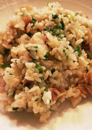 卵なし❀蓮根とベーコンの簡単炒飯-レシピのメイン写真