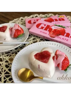 板チョコで作るいちごミルキーババロア-レシピのメイン写真