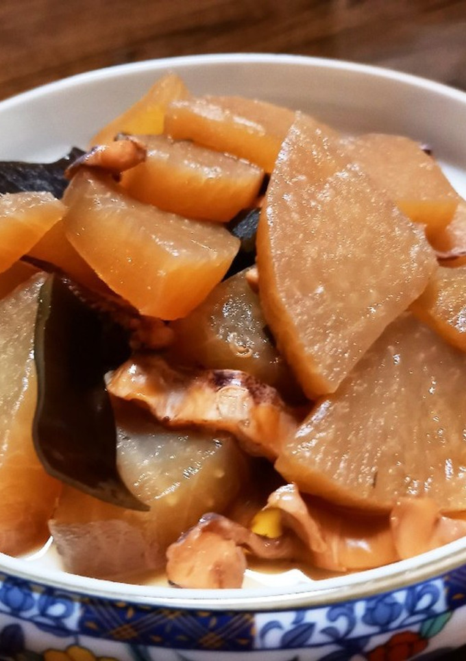 大根とスルメの煮物！-レシピのメイン写真