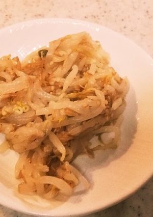 洗い物なし レンジでもやしナムル-レシピのメイン写真