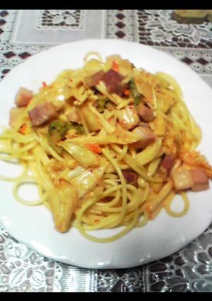 激ウマ♡キムチクリームパスタ-レシピのメイン写真