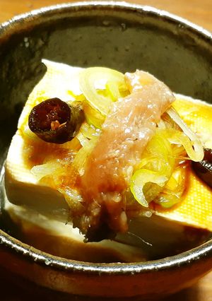 アンチョビ豆腐　温かくても冷やしても-レシピのメイン写真