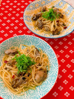 牡蠣のオイル漬けパスタ-レシピのメイン写真