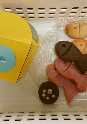 米粉。お魚クッキー(メープル)-レシピのメイン写真