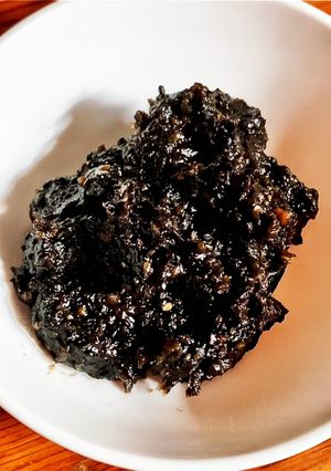 健康黒ごま黒豆あん-レシピのメイン写真