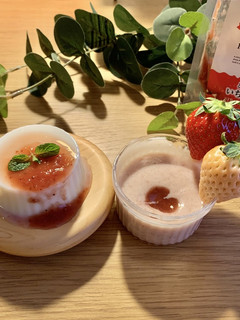 とろっとかんたんいちごミルクプリン-レシピのメイン写真