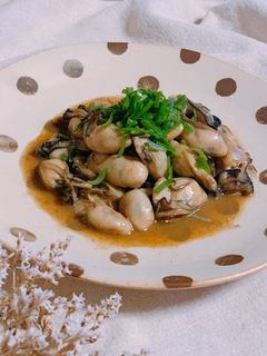 牡蠣のオイスターソース炒め♫バター風味♡-レシピのメイン写真