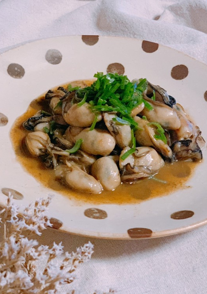 牡蠣のオイスターソース炒め♫バター風味♡-レシピのメイン写真