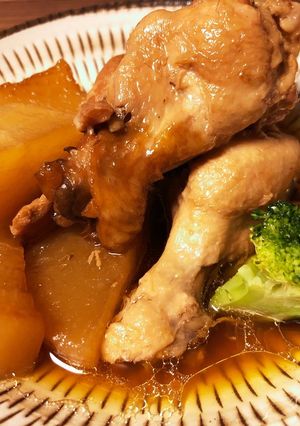 クッキングプロで鶏手羽と大根のさっぱり煮-レシピのメイン写真