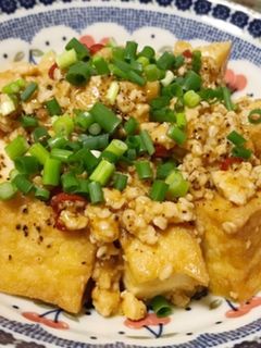 厚揚げとひき肉の麻婆風炒め-レシピのメイン写真