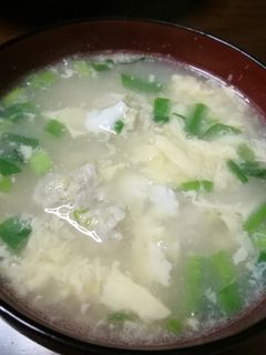 白菜つみれの卵スープ-レシピのメイン写真