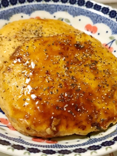 豆腐と鶏ひき肉で♪ペッパーハンバーグ-レシピのメイン写真