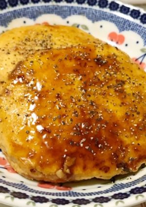 豆腐と鶏ひき肉で♪ペッパーハンバーグ-レシピのメイン写真