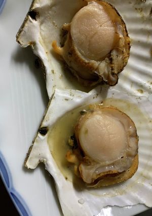 焼くだけ!カラ付きホタテ貝-レシピのメイン写真