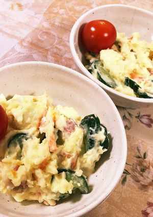 ころころベーコンのポテトサラダ-レシピのメイン写真