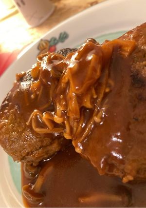煮込みハンバーグ-レシピのメイン写真