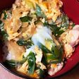 青ネギたっぷりの親子丼