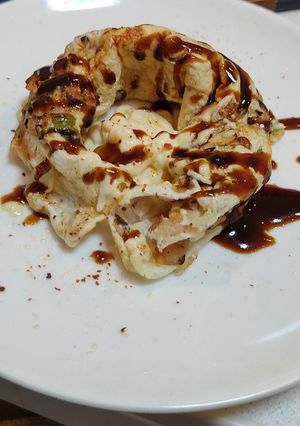 余った卵白でどんど焼き風！-レシピのメイン写真