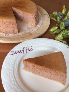 苺スフレチーズケーキ-レシピのメイン写真