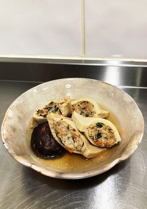 高野豆腐のはさみ煮-レシピのメイン写真