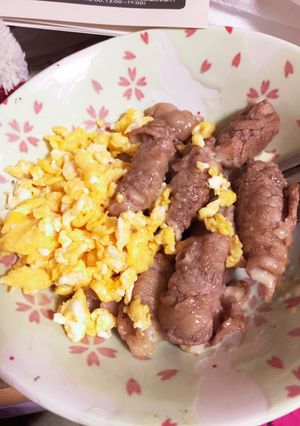 とろけ〜る肉巻きとスクランブルエッグ☆-レシピのメイン写真