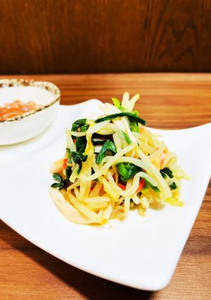 モヤシとニラのあえ物-レシピのメイン写真