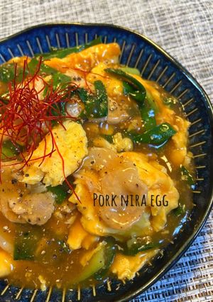 豚ニラ卵のとろみあんかけ ＊作り置き＊-レシピのメイン写真