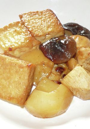 魅惑の八角で絶品中華～鶏肉と厚揚げ炒め煮-レシピのメイン写真