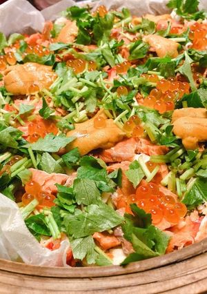大切な日に！　華やか海鮮おこわ-レシピのメイン写真