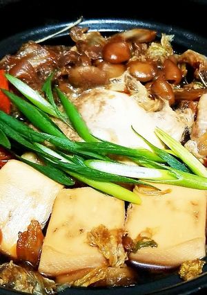 超簡単！鶏すき焼き鍋！！-レシピのメイン写真