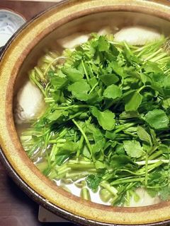 焼手羽先のせり鍋〖アレンジ鍋〗-レシピのメイン写真