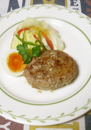 パパッとハンバーグ♪おからパウダー入り♪-レシピのメイン写真