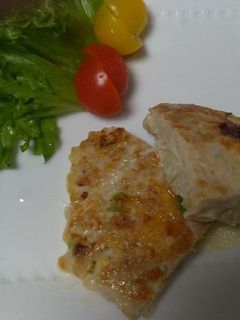 鶏挽き肉とえのき茸のチーズ焼き☆-レシピのメイン写真