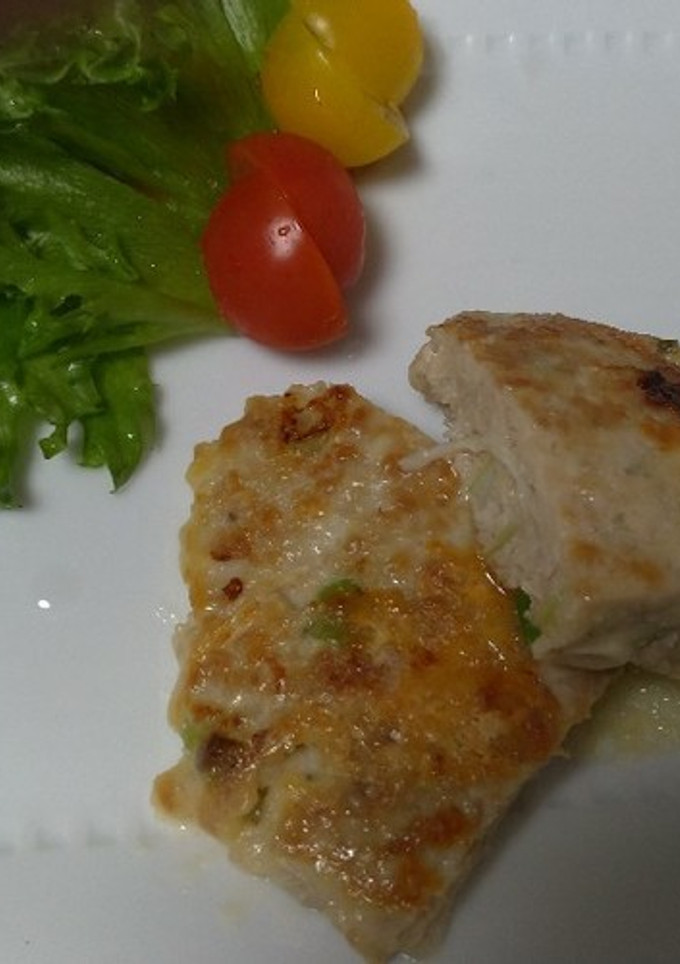 鶏挽き肉とえのき茸のチーズ焼き☆-レシピのメイン写真