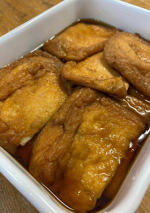 甘じょっぱ味が美味い♡ 稲荷揚げ煮-レシピのメイン写真