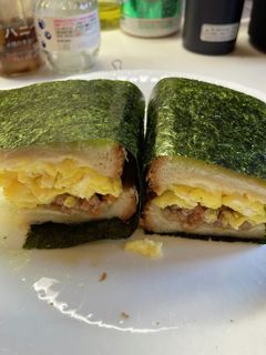 鶏そぼろの海苔巻きサンドイッチ-レシピのメイン写真