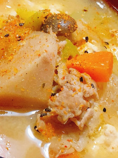 具だくさん!ほっこりする芋煮汁-レシピのメイン写真