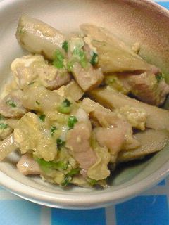 ごぼうと鶏肉のさっぱり煮→飽きたら親子丼-レシピのメイン写真