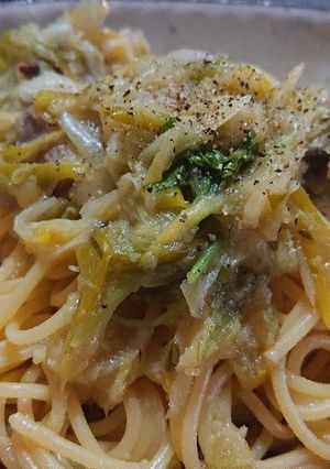 ネギ大量消費♪農家のあっさりパスタ♪-レシピのメイン写真