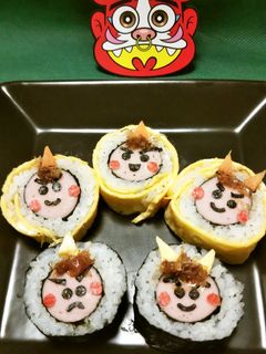 鬼さん のり巻き-レシピのメイン写真
