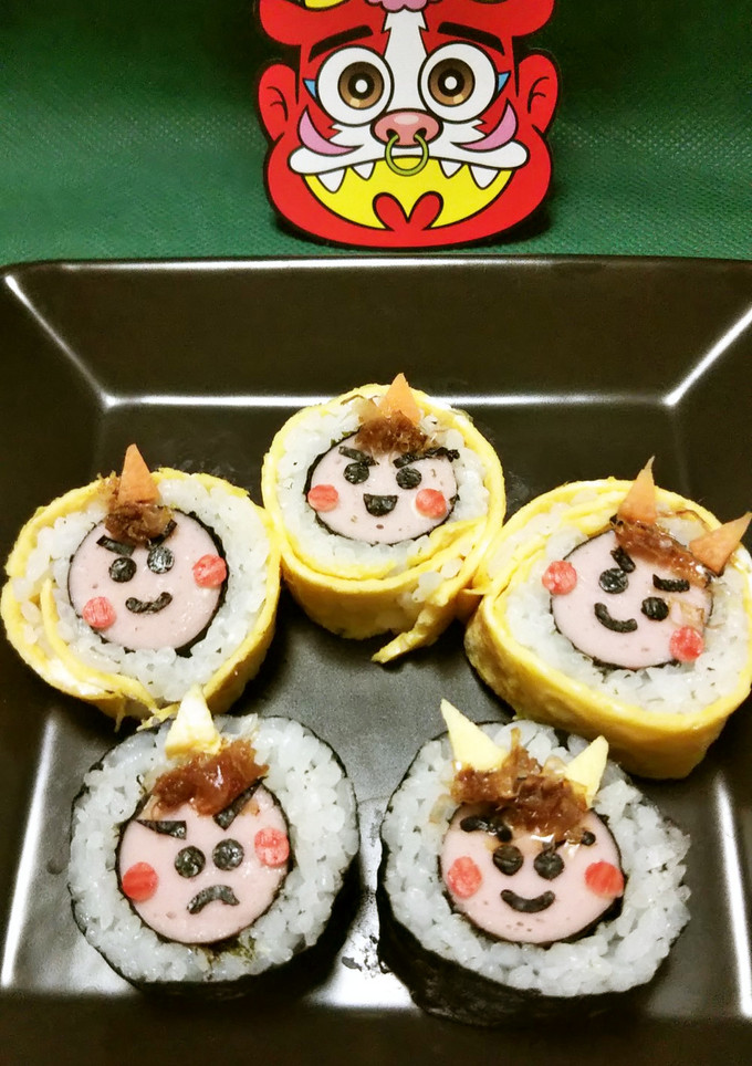 鬼さん　のり巻き-レシピのメイン写真