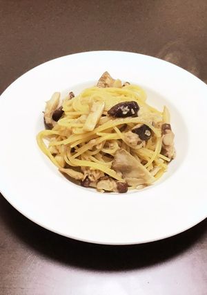 ツナとキノコパスタが絶品！ボスカイオーラ-レシピのメイン写真