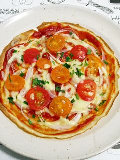 そば粉ガレットで作るピザ-レシピのメイン写真