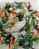 春菊と椎茸で簡単！超美味しい白和え