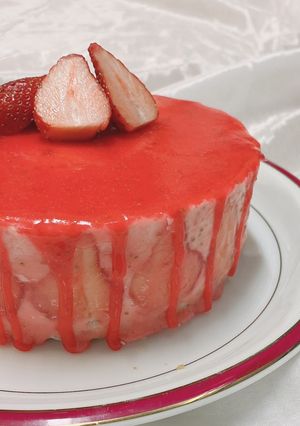 いちごのムースケーキ-レシピのメイン写真