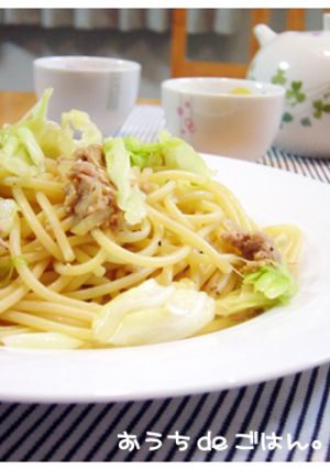 満腹★キャベツ&ツナのパスタ-レシピのメイン写真