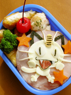 ニャース☆お弁当(キャラ弁)-レシピのメイン写真