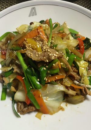 冷蔵庫掃除メニュー　具沢山野菜炒め-レシピのメイン写真