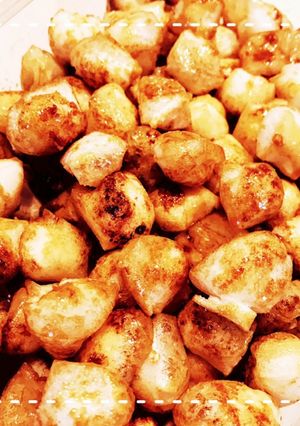 切り餅でレンジだけ！ひとくちぬれおかき-レシピのメイン写真