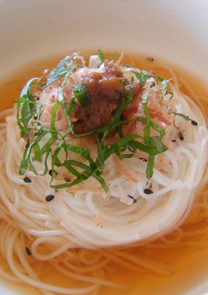 ★あっさり★梅そうめん-レシピのメイン写真